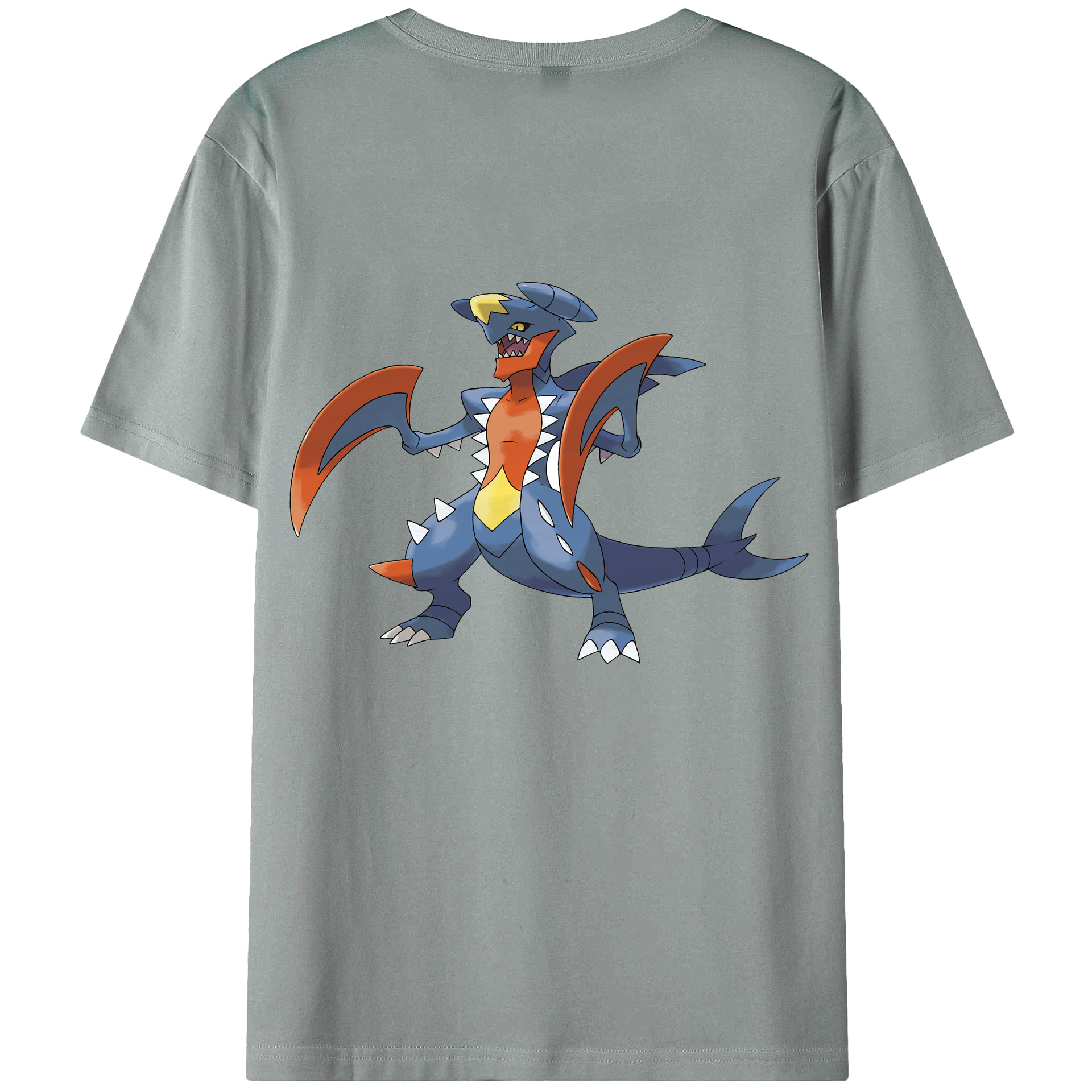 （画像用） ポケットモンスター Pokémon 綿100％ メンズ半袖Tシャツ（バックプリント） 通気性